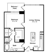 Traditional - High-Rise 02111 floor plan